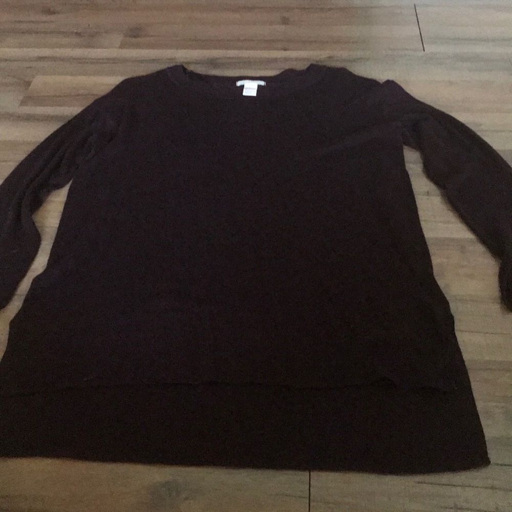 Dark purple sweater